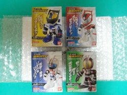 Photo1: Bandai Candy Toy - The Kamen Riders Drive Mach Faiz Full Set 