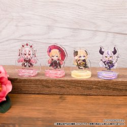 Photo1: hololive Oni no Omen Fair Chuasta Mini Acrylic Stand Complete Set (La+ Darkness, Watame, Ayame, Choco)  『February 2025 release』