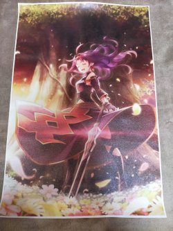 Photo1: Canvas Print Sword Art Online II Yuuki Wall Art Poster (Frameless)