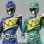 Photo5: Zyuden Sentai Kyoryuger - S.H.Figuarts Kyoryu Blue & Kyoryu Green Set