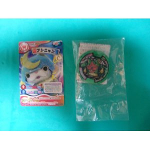 Photo: Yokai Watch Suikanyan Z Medal & Bushinyan Card