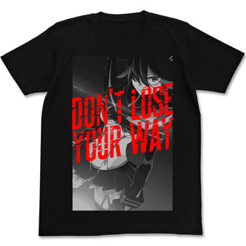 Photo1: Kill La Kill Matoi Ryuko "Don’t lose your way" T-Shirt Black / L size