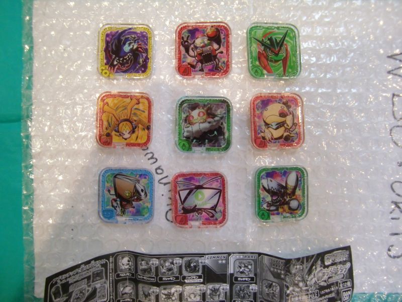 Photo1: Digimon Universe Appli Monsters APPMON Chip Ver.1.0 GP "Set of 9 Chips" 『QR code REGISTERED』